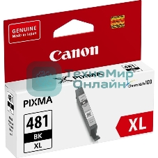 Картридж струйный Canon CLI-481XL BK 2047C001 черный (8.3 мл) для Canon Pixma TS6140/TS8140TS/TS9140/TR7540/TR8540