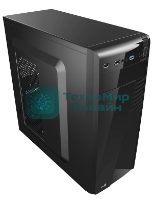 Компьютерный корпус Aerocool/Formula CS-1101 черный без БП ATX 2x120мм 1x140мм 2xUSB 2.0 1xUSB 3.0 audio