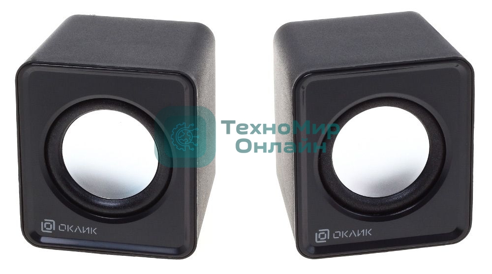 Акустическая система Oklick OK-331 2.0 черный 6Вт
