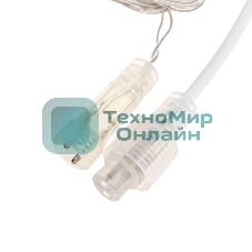 Гирлянда Neon-night Дождь светодиодный 2х1,5м, эффект мерцания, прозрачный провод, IP44, 230В, диоды теплые белые, 150 LED