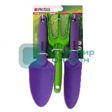 Набор садового инструмента Palisad пластиковый, гелевые рукоятки, 3 предмета, NYLON SOFT