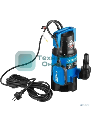 Насос ЗУБР НПГ-Т3-550 профессионал т3 погружной дренажный для грязной воды d частиц до 35мм 550Вт