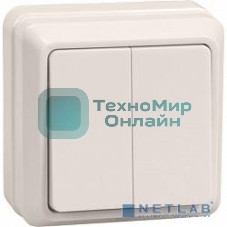Выключатель IEK EVO20-K33-10-DC ВС20-2-0-ОКм 2кл 10А откр.уст. ОКТАВА (кремовый)