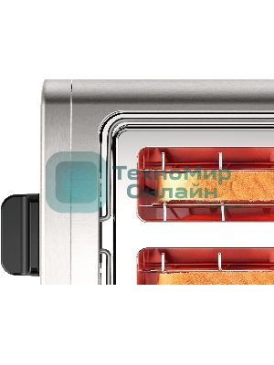 Тостер Bosch TAT3P420 нержавеющая сталь, 970 Вт, 2 слота