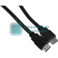 Кабель аудио-видео Cactus CS-HDMI.1.4-7 HDMI (m)/HDMI (m) 7м. позолоченные контакты черный
