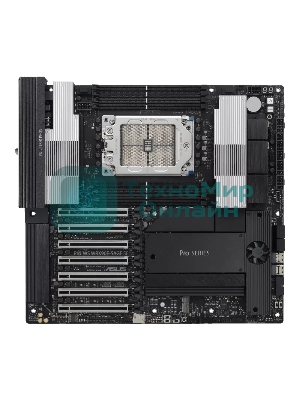 Материнская плата ASUS Pro WS WRX90E-SAGE SE, sTR5, AMD WRX90, 8xDDR5, 4xSATA, 4xM.2, 6xPCI-E 5.0 x16, 1xPCI-E 5.0 x8, 1xVGA, 2xMiniDP, 3x 10Gb LAN, 6xUSB-A 3.2 Gen 2, 1xUSB-A 2.0, 2xUSB-C USB4, 2x3.5 мм, 5.1, SSI EEB