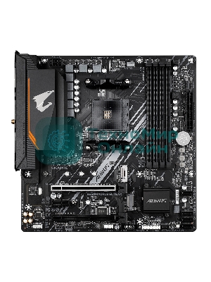 Материнская плата Gigabyte B550M AORUS ELITE AX, Socket AM4, AMD B550, 4xDDR4, 4xSATA, 2xM.2, 1xPCI-E 4.0 x16, 1xPCI-E 3.0 x4, 1xPCI-E x1, 1xDVI-D, 1xHDMI, 1x 1Gb LAN, 4xUSB-A 3.2 Gen 1, 4xUSB-A 2.0, 3x3.5 мм, 7.1, Micro-ATX
