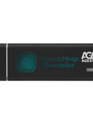 Внешний корпус AgeStar USB 3.1 Type-C M.2 NVME (M-key) AgeStar 31UBNV5C черный, алюминий, черный