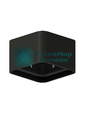 Корпус светильника C7833 SBK черный песок 95*95*H60mm MR16 GU5.3