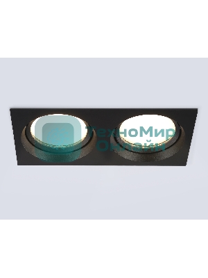 Светильник Ambrella light TN6661/2 BK черный IP44 GX53/2 220*110*48