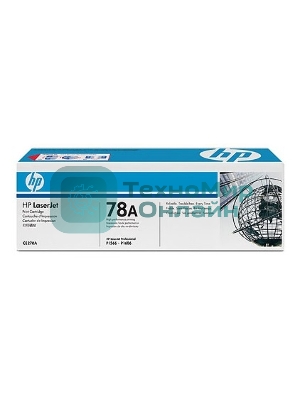 Картридж лазерный HP CE278A черный LJ P1566/P1606 (2100 стр.)