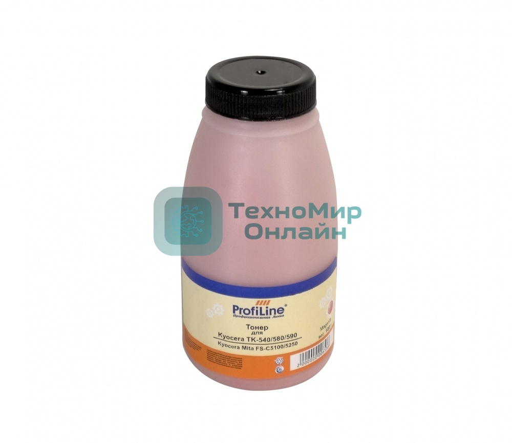 Тонер ProfiLine TK-540/580/590 Magenta для принтеров Kyocera Mita FS-C5100/5250 100 гр Фасовка РФ