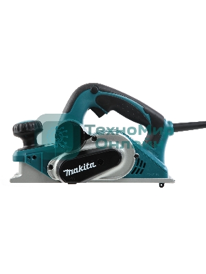 Рубанок Makita KP0810 850 Вт,16000 об\м, ширина-82мм, глуб-4мм, 3.2кг, кор, парал упор