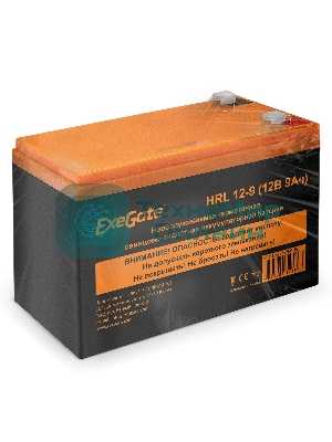 Батарея для ИБП ExeGate EX285659RUS HRL 12-9 (12V 9Ah 1234W, клеммы F2)
