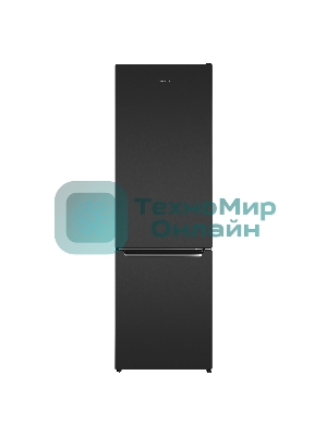 Холодильник Maunfeld MFF176SFSB черный двухкамерный 188/75л морозилка снизу, ручная разморозка