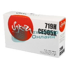Картридж лазерный Sakura CRG719H/CE505X для Сanon LBP 6300dn/6650dn, MF 5840dn/5880dn, MF-6140DN,5940DN, HP LaserJet P2050/2055d/2055dn/2055x, черный, 6400 к.