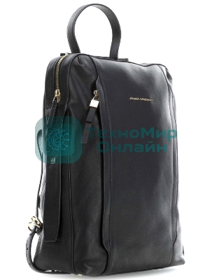 Рюкзак женский Piquadro Circle CA4576W92/N черный кожа