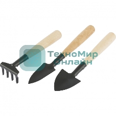 Набор по уходу за комнатными растениями Palisad деревянные рукоятки, 3 предмета