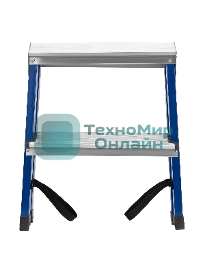 Стремянка Сибртех двусторонняя 2ступени стальная