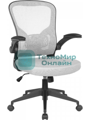 Кресло Defender AKVILON серый, экокожа