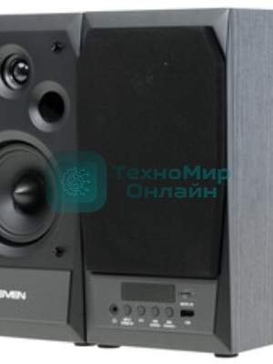 Акустическая система 2.0 SVEN MC-10, чёрный, мощность 2x25Вт (RMS), FM-тюнер, USB/microSD, дисплей, пульт ДУ, Bluetooth SVEN MC-10, чёрный, акустическая система 2.0, мощность 2x25Вт (RMS), FM-тюнер, USB/microSD, дисплей, пульт ДУ, Bluetooth