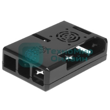 Корпус RA187 Корпус ACD черный ABS Plastic Case w/GPIO port hole and Fan holes for Raspberry Pi 3