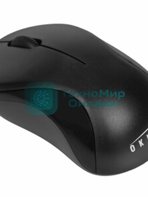 Мышь беспроводная Oklick 605SW черный, 1200 dpi, радиоканал, USB, кнопки - 3