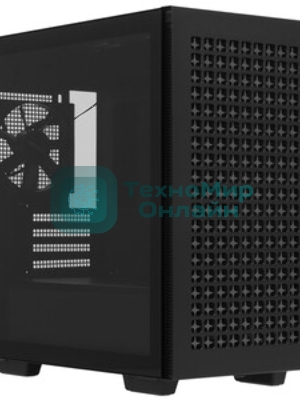 Компьютерный корпус Deepcool CH370 черный без БП mATX 1x120мм 1xUSB 2.0 1xUSB 3.0 audio bott PSU