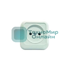 Розетка 1-м Makel ОП 16А IP20 без заземл. квадратная белый