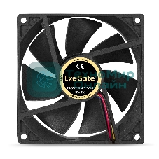 Вентилятор для корпуса ExeGate E09225H4P-PWM черный, 92 мм, 2000 об/мин, 26 дБ, 4 pin