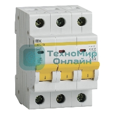 Выключатель автоматический IEK MVA20-3-020-C ВА47-29 3Р 20А 4,5кА х-ка С IEK