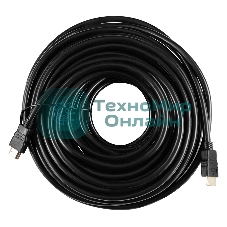 Кабель аудио-видео Buro HDMI (m)/HDMI (m) 20м. черный