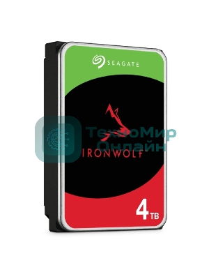 Жесткий диск Seagate 4Tb Ironwolf (ST4000VN006) SATA 6.0Gb/s, 5400 rpm, 256mb buffer, 3.5