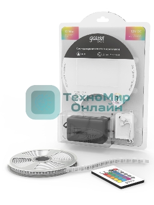 Лента светодиодная Gauss Basic 5м (BT042)