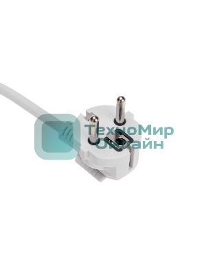 Удлинитель Rexant STANDARD 3 гнезда, 5 м, 3х1,0 мм², с/з, белый