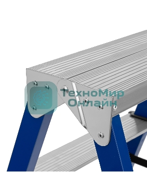 Стремянка Сибртех двусторонняя 2ступени стальная