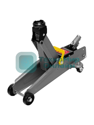 Домкрат Matrix гидравлический подкатный 2 т h подъема 135–385мм в пласт. кейсе master