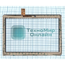 Сенсорное стекло (тачскрин) DP101279-F1 черное