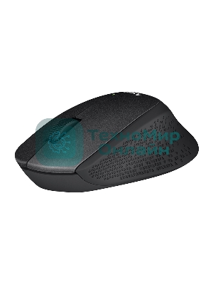 Мышь беспроводная Logitech M330 SILENT PLUS черный, 1000 dpi, радиоканал, USB, кнопки - 3