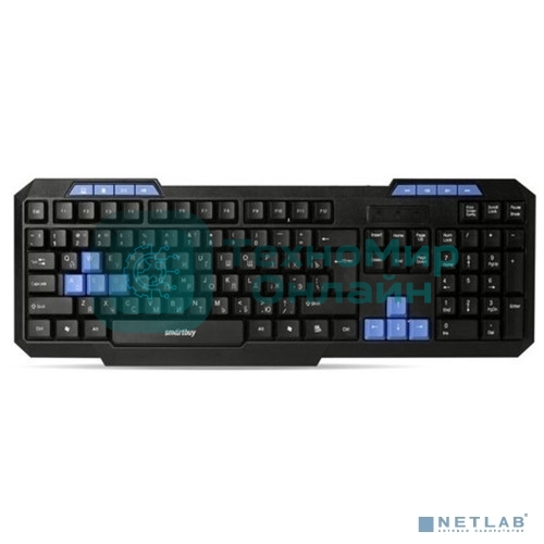 Клавиатура проводная мультимедийная Smartbuy ONE 221 USB черная SBK-221U-K