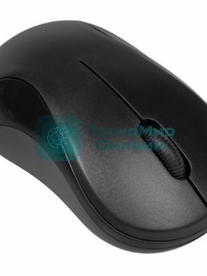 Мышь беспроводная Oklick 605SW черный, 1200 dpi, радиоканал, USB, кнопки - 3