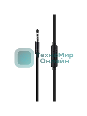 Проводные наушники Hoco M16 черный, внутриканальные, Jack 3.5 мм