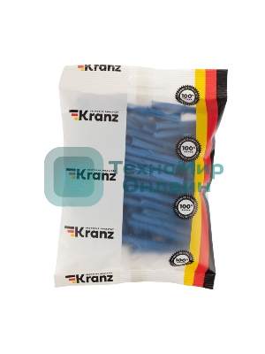 Дюбель распорный Kranz 6х35, синий, пакет (50 шт./уп.)