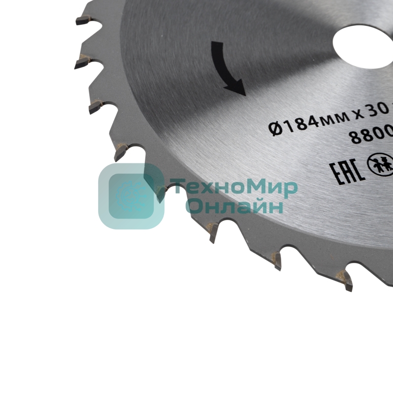 Диск пильный Kranz 184 мм х 30 зуб х 20/16 мм