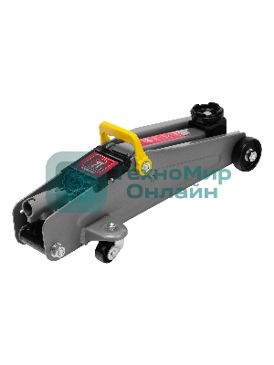 Домкрат Matrix гидравлический подкатный 2 т h подъема 135–385мм в пласт. кейсе master