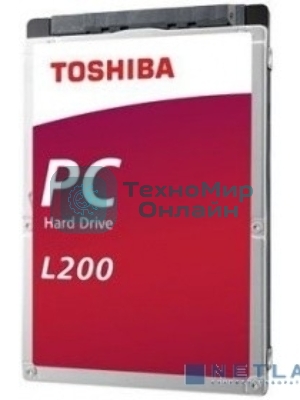 Жесткий диск Toshiba HDD 1Tb L200 Slim (7мм) 2,5