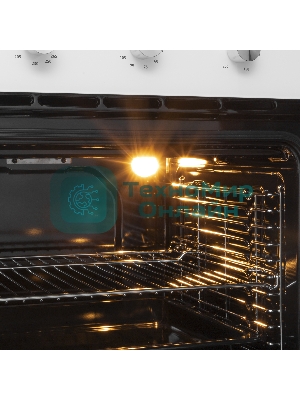 Шкаф духовой газовый с электрическим грилем Maunfeld MOGS703W, встраиваемый