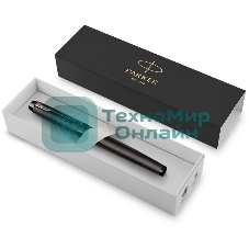Ручка роллер Parker IM Monochrome T328 (CW2172960) Gun Metal, F, черные чернила, подарочная коробка