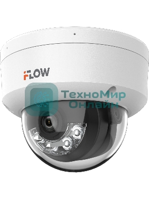 Уличная купольная IP-камера 2Мп с гибридной Smart-подсветкой и встроенным микрофоном, 1/2.9 CMOS, объектив 2.8мм, угол 103, мех ИК-фильтр, 0.005Лк@F1.6, 1920х1080@25к/с, H.265/H.265+/H.264/H.264+/MJPEG HLC коридорный режим DWDR, 3D DNR, BLC, ИК и LED 30м, G.711/G.722.1/G.726/MP2L2/PCM/AAC, встроенный микрофон, слот microSD до 512Гб, TVS IP67 IK08, -40...+60C, DC12В/PoE, 75Вт
