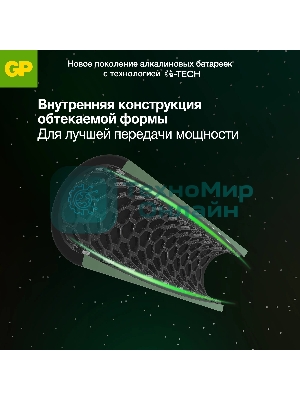 Батарея GP Super Alkaline 24AA21-2CRSWC10 AAA (10шт) спайка